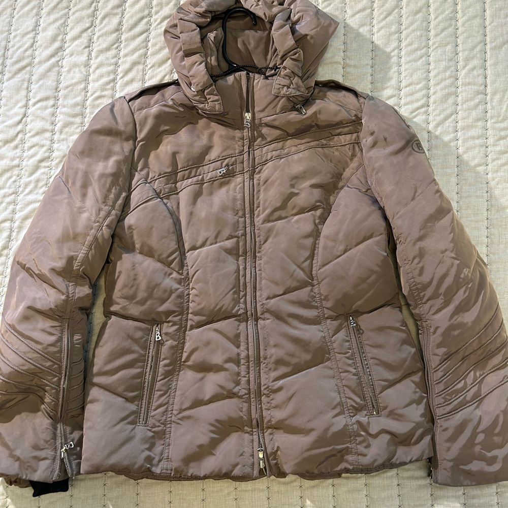 Women's Bogner Quilted Brown Ski Jacket